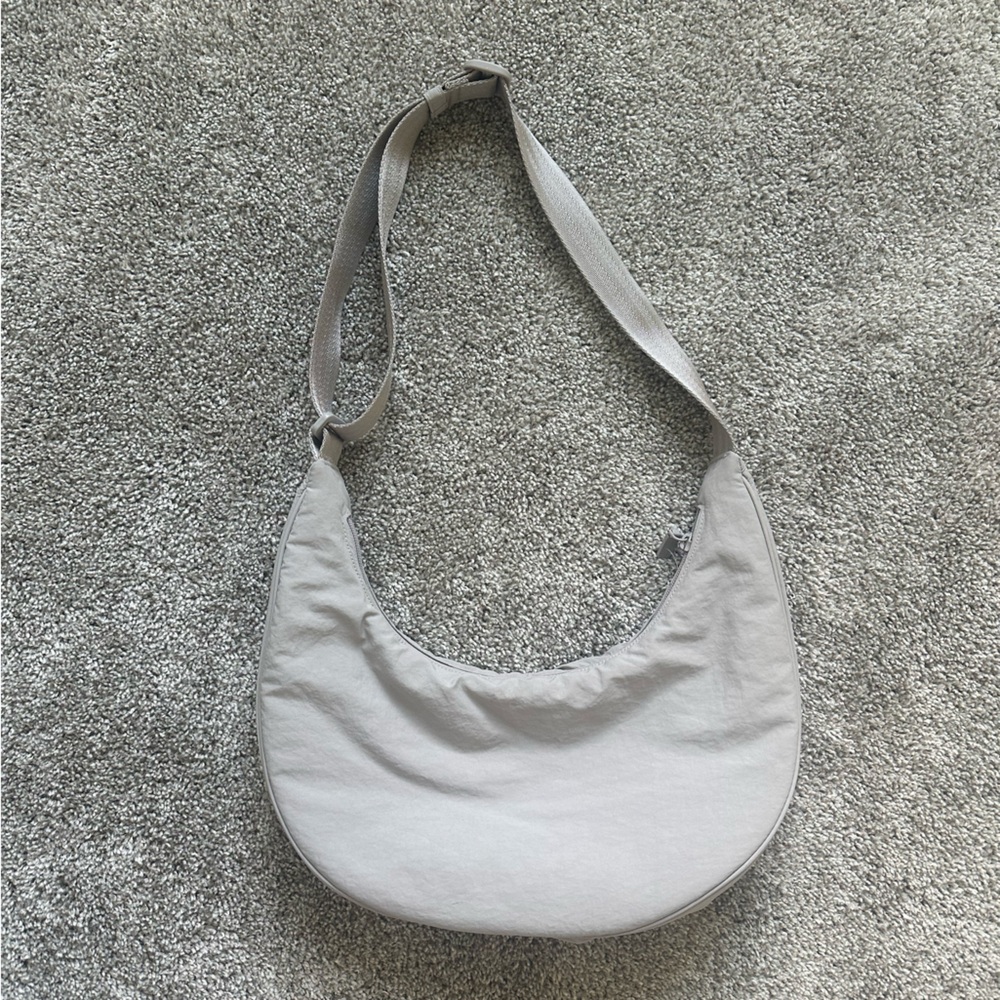 Sunday Best Light Gray Nylon Bag
